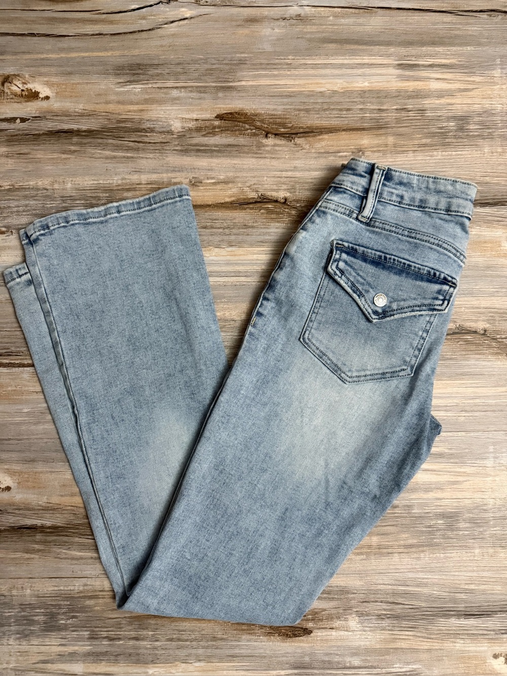 YMI Bootcut Jeans Women’s Size 25 Light Blue Stretch